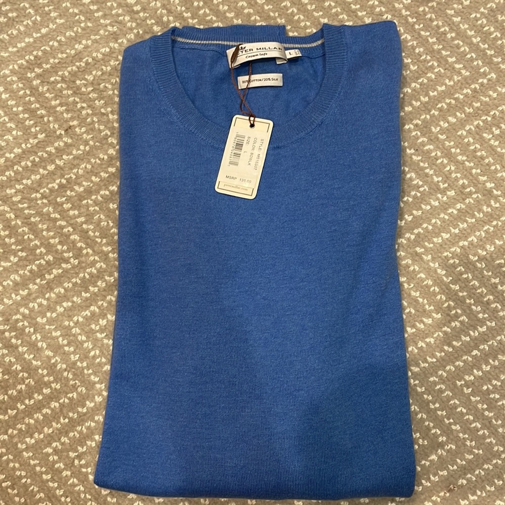 Peter Millar light weight crew sweater